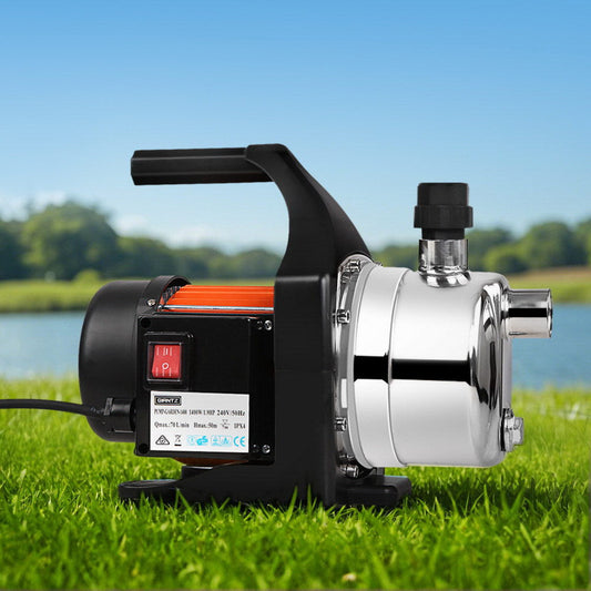 Giantz Garden Water Pump High Pressure 800W Tank Rain Farm Irrigation House - Pet And Farm 
