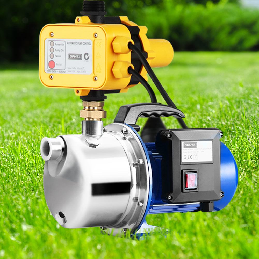 Giantz Garden Water Pump Jet High Pressure Controller Stage Irrigation 4600L/H - Pet And Farm 