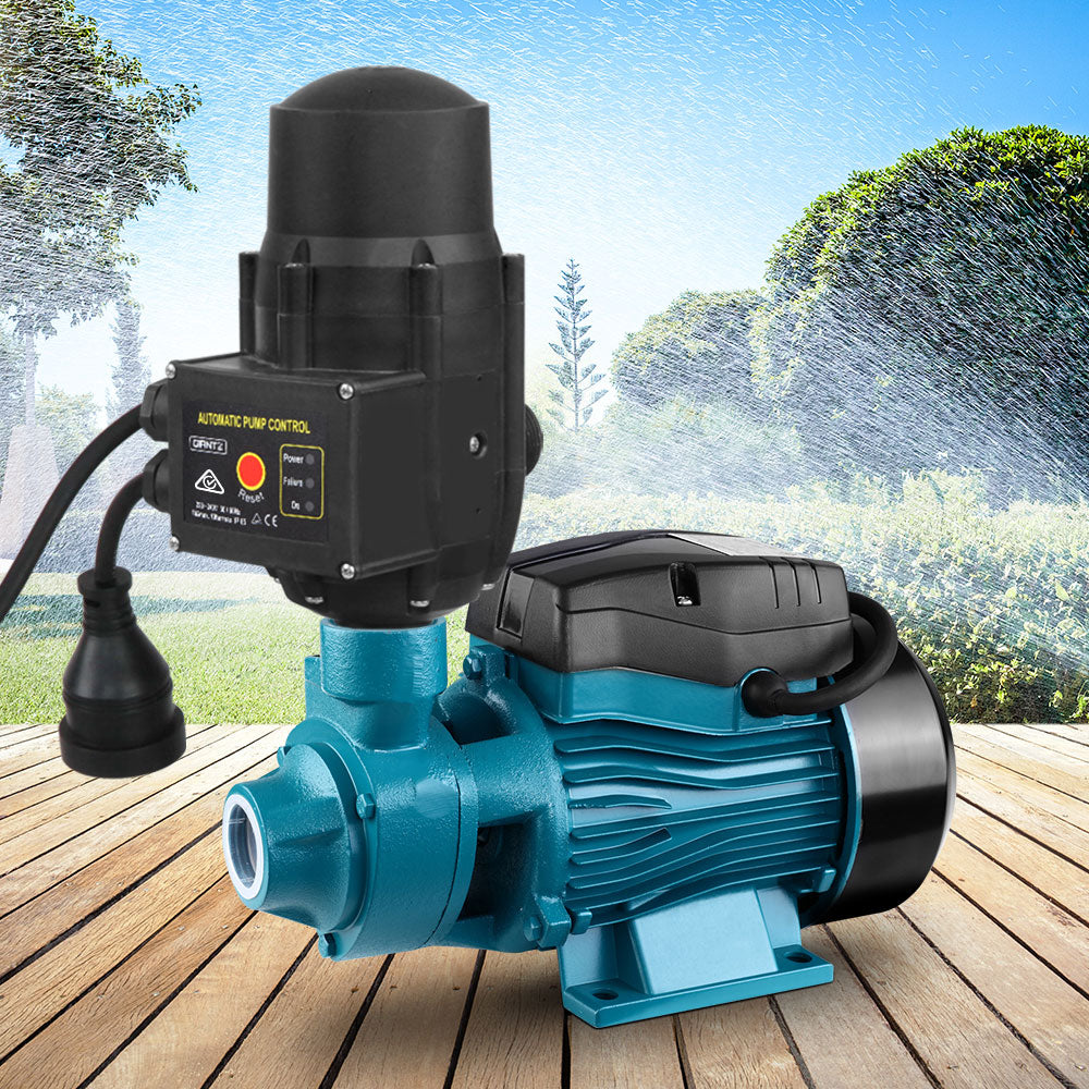 Auto Peripheral Water Pump Electric Clean Garden Farm Rain Tank Irrigation QB60 - Pet And Farm 