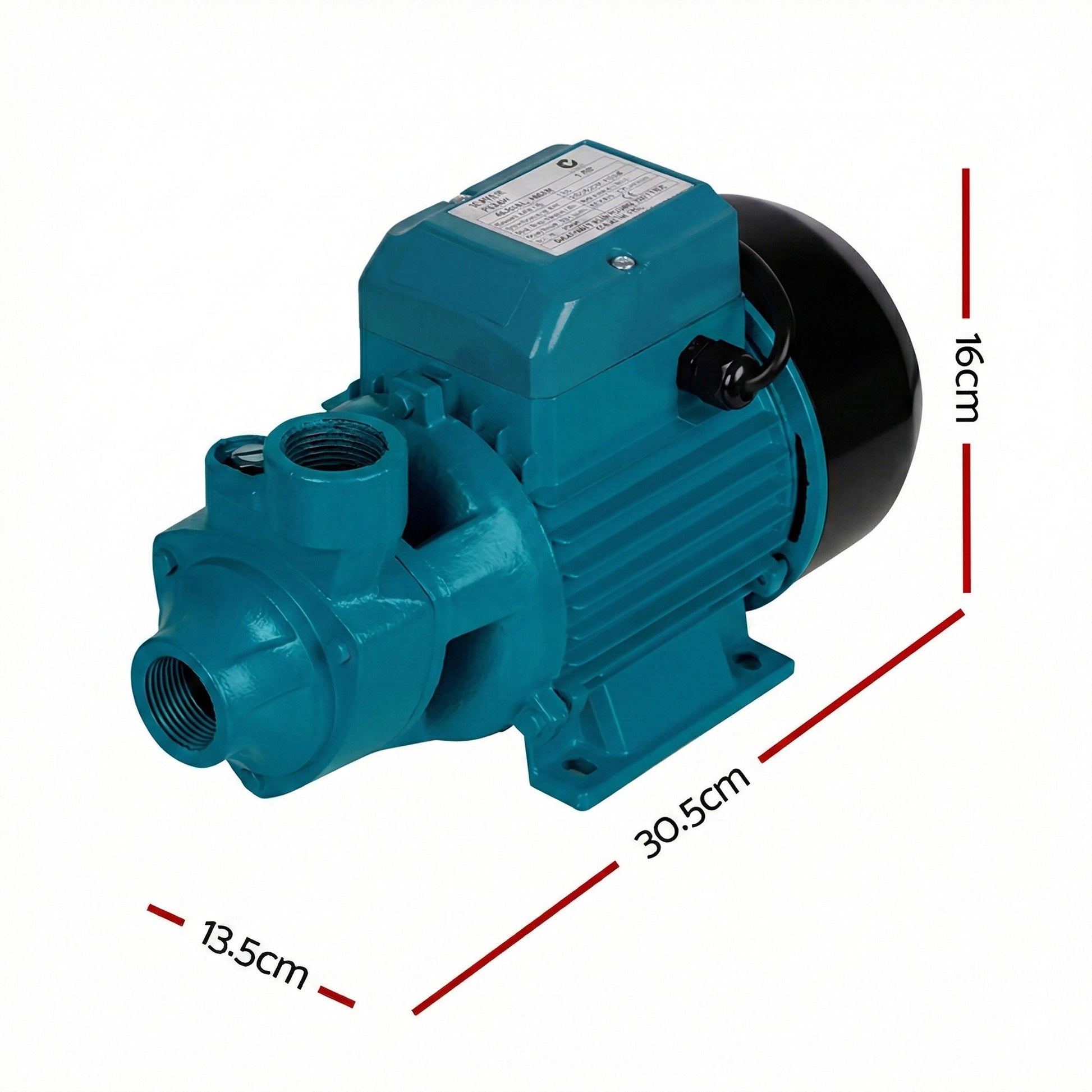 Giantz Peripheral Water Pump Garden Boiler Car Wash Auto Irrigation House QB80 - Pet And Farm 