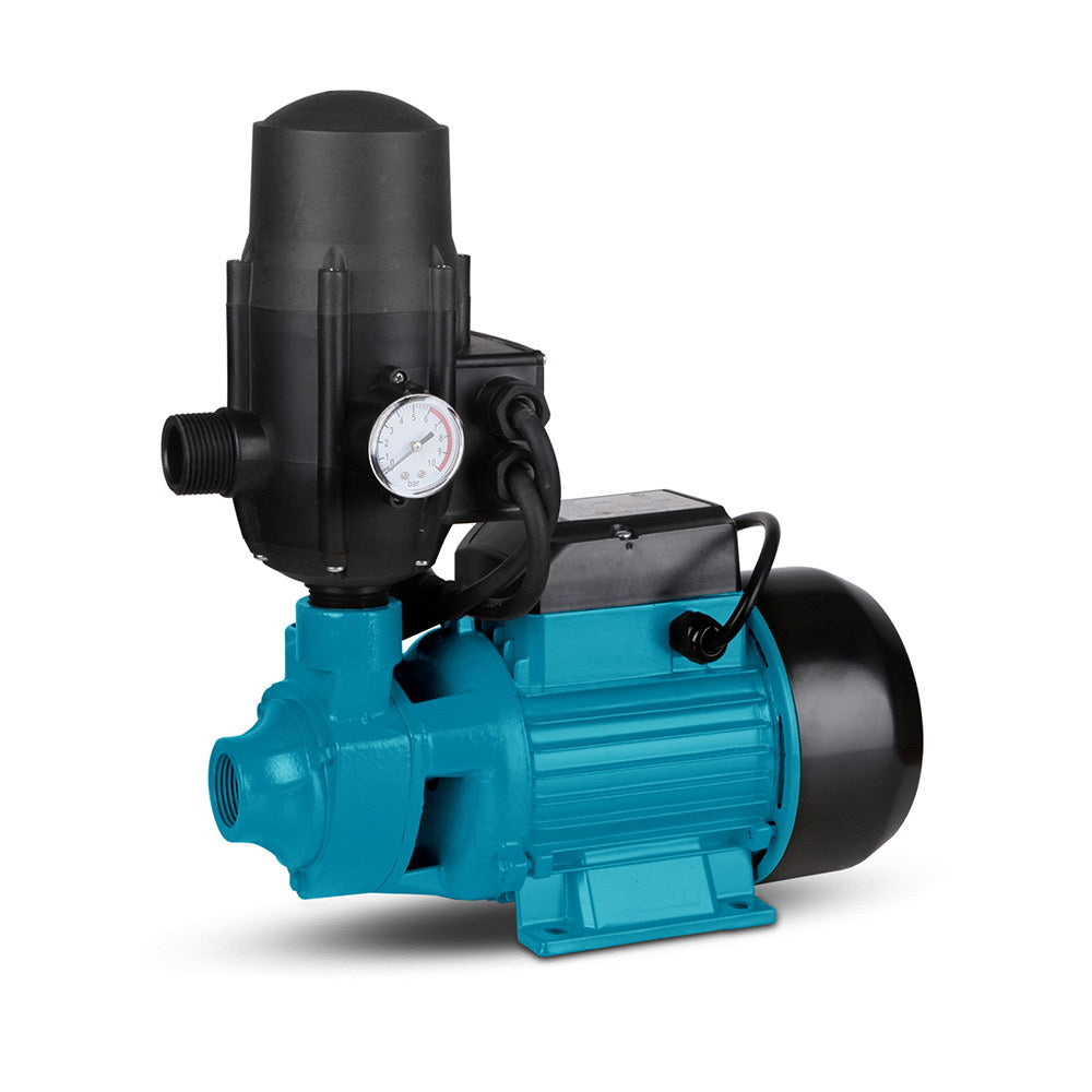 Giantz Peripheral Water Pump Garden Boiler Car Wash Auto Irrigation QB80 Black - Pet And Farm 