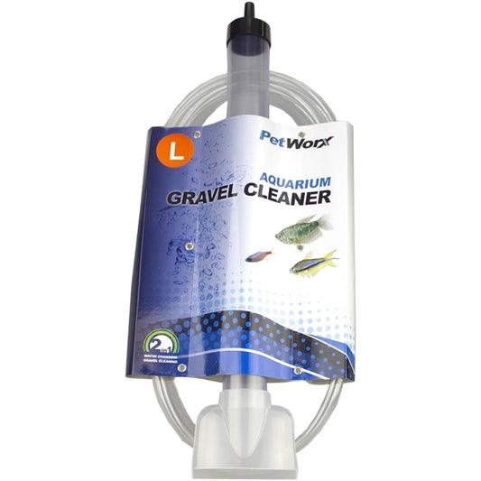 Petworx 2 in 1 Large Gravel Cleaner / Vacuum 37.5cm 15 inch - Pet And Farm 