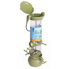 Petface Bird Seed Feeder LokTop 4 Port - Pet And Farm 