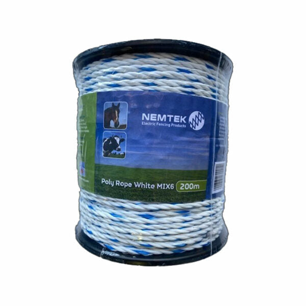 Nemtek Poly Braid 6mm x 200m - Pet And Farm 