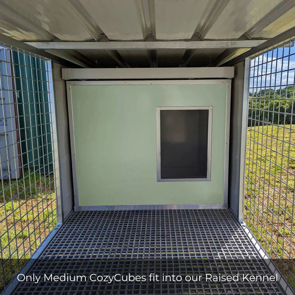 CozyCube Coldroom Panel Insulated Dog House/Kennel GREY