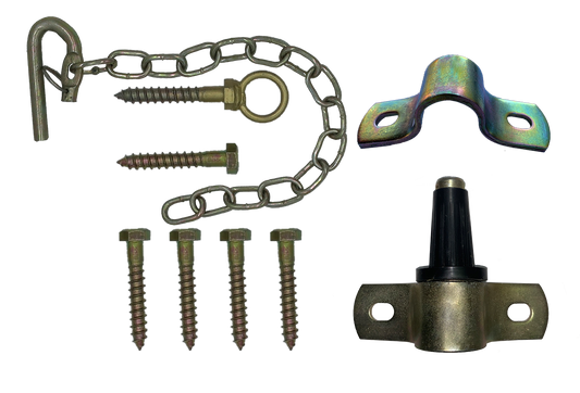 Gate Fitting Saddle Hinge Eco Set