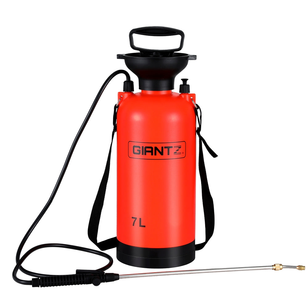 Giantz Weed Sprayer Pressure 7L Shoulder Garden Spray - Pet And Farm 