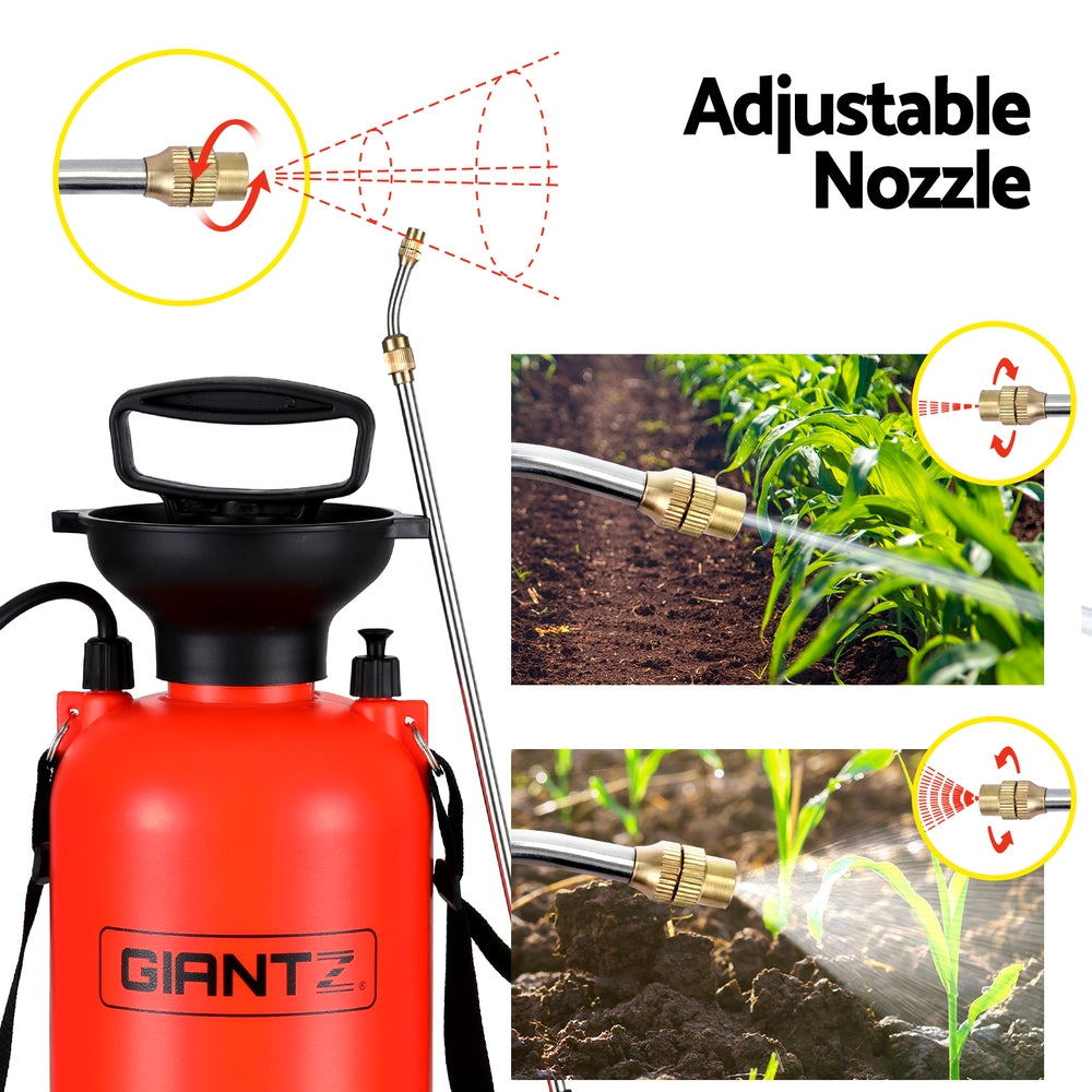 Giantz Weed Sprayer Pressure 7L Shoulder Garden Spray - Pet And Farm 
