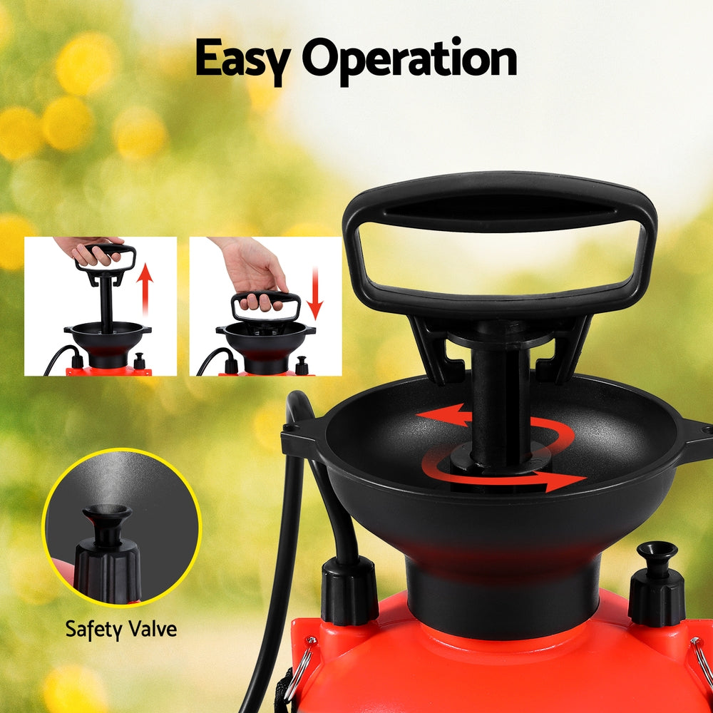 Giantz Weed Sprayer Pressure 7L Shoulder Garden Spray - Pet And Farm 