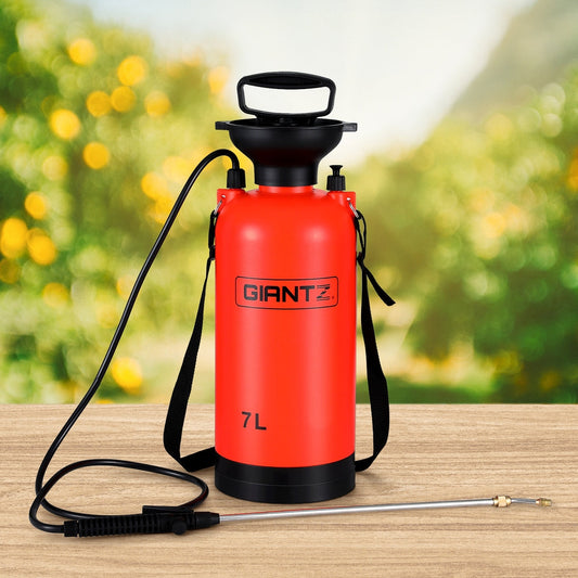 Giantz Weed Sprayer Pressure 7L Shoulder Garden Spray - Pet And Farm 