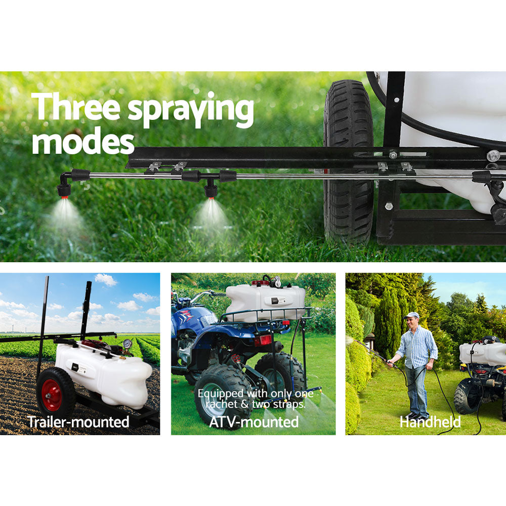 Giantz 100L ATV Weed Sprayer Spot Spray Tank - Pet And Farm 