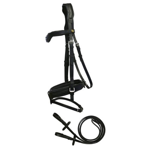 Jeremy & Lord Premier Snaffle Bridle w/Reins - Pet And Farm