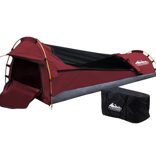 Weisshorn Biker Swag Camping Tent Single Canvas Swags Biking Hiking Beach - Pet And Farm