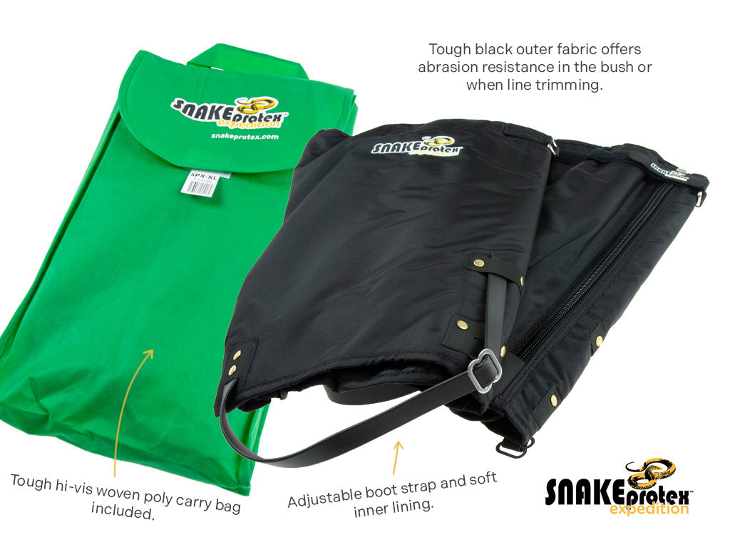 SnakeProtex Expedition Lighter Gaiters - Pet And Farm 