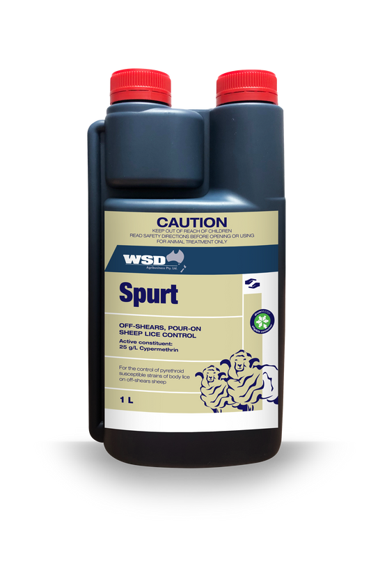 WSD Spurt Off-Shears Pour On Sheep Lice Control - Pet And Farm