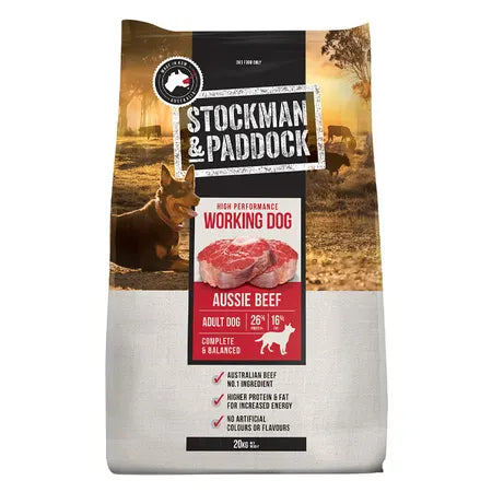 Stockman & Paddock Working Dog Food 20kg - Pet And Farm 