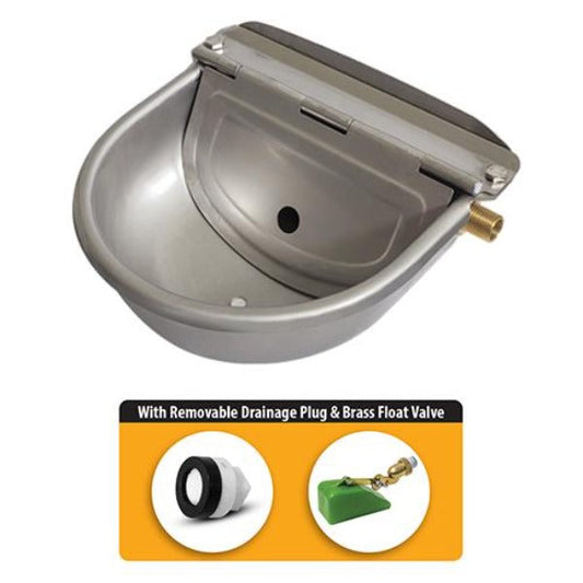 Bainbridge Automatic Pet Drinking Bowl Stainless Steel - Pet And Farm 