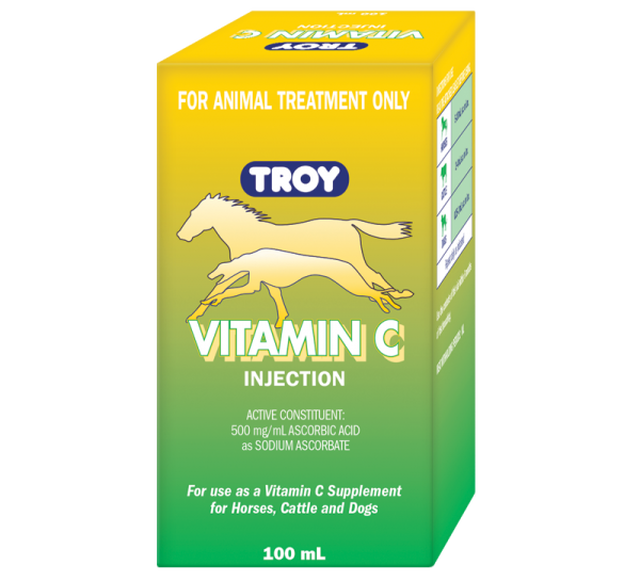 Troy Vitamin C Injection 100ml - Pet And Farm 