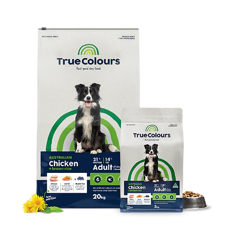 True Colours Adult Chicken & Brown Rice - Pet And Farm 