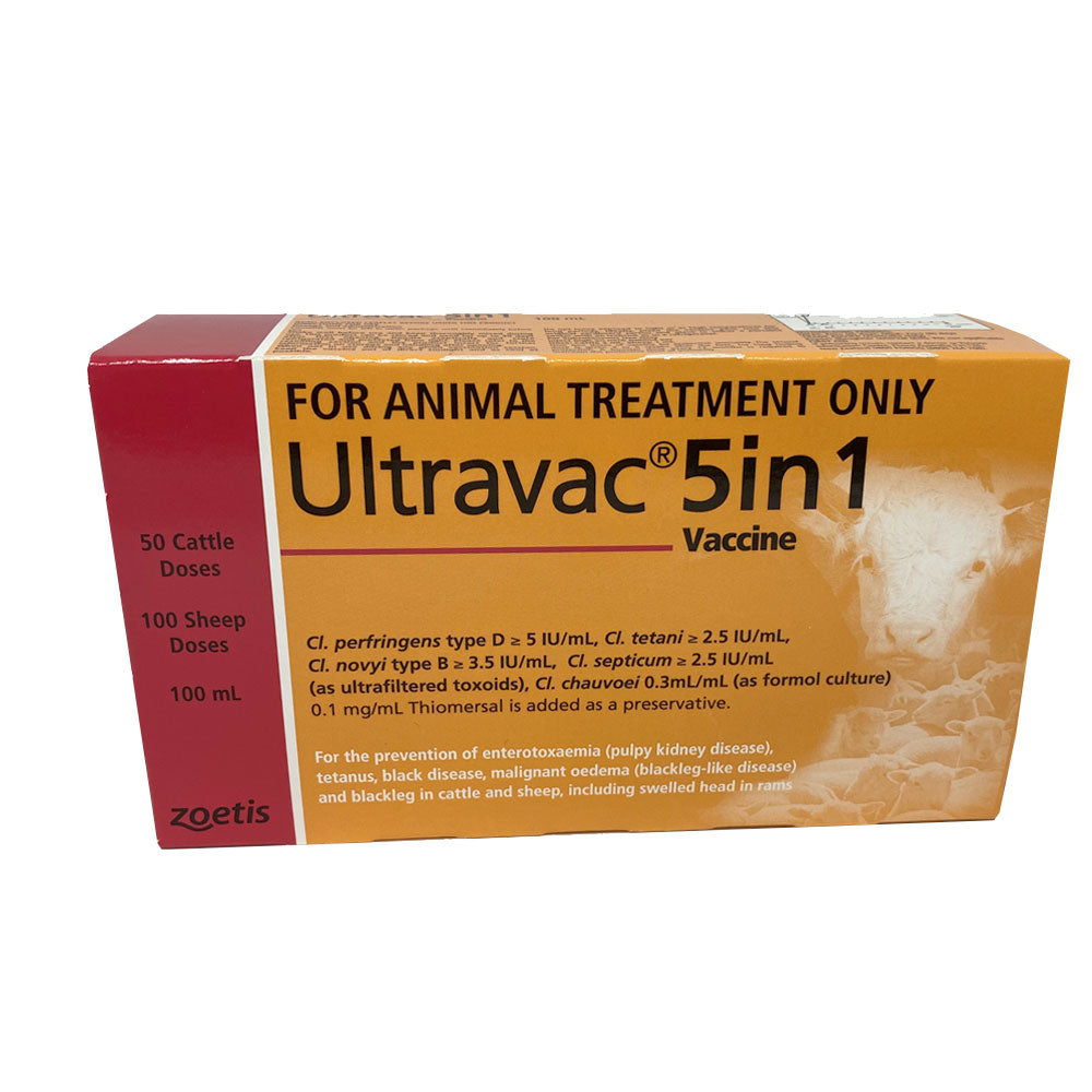 Zoetis Ultravac 5 in 1 - Pet And Farm 