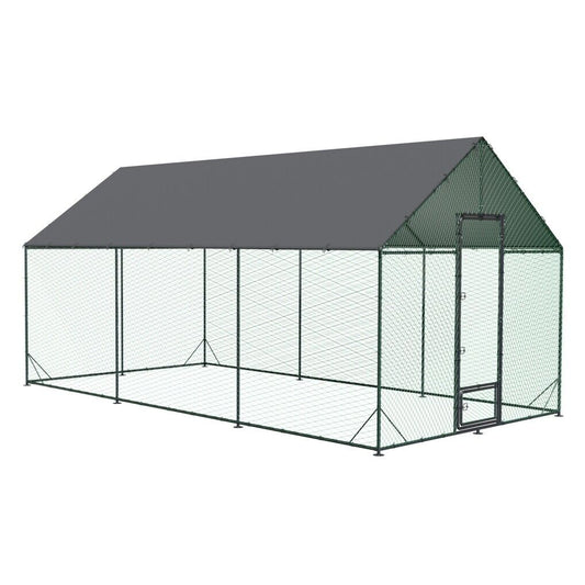 XXL Chicken Coop Hen House Cage 276x602x300cm - Pet And Farm 