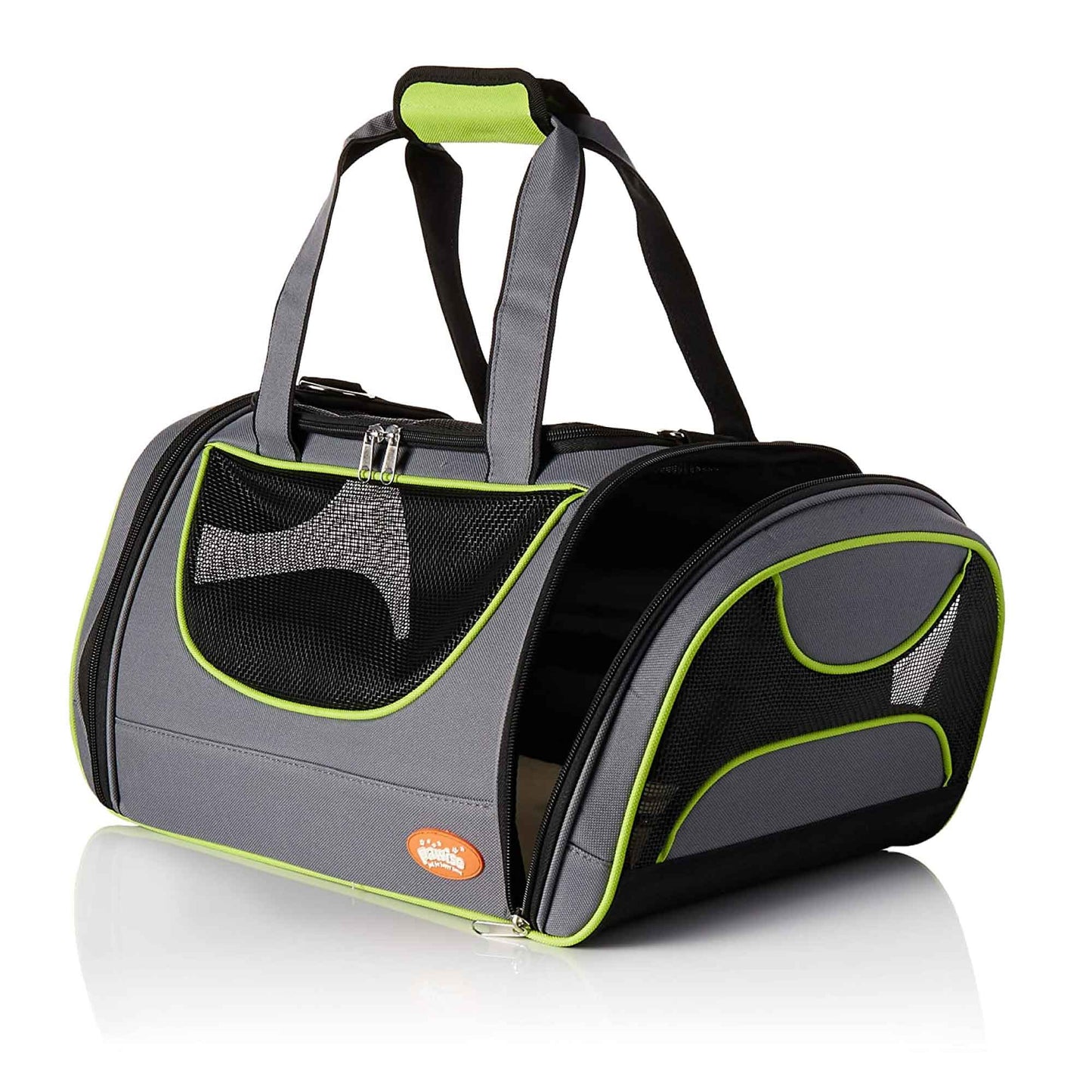 Pet Travel Bag Dog Cat Puppy Portable Foldable Carrier Small Shoulder Green Cage - Pet And Farm 