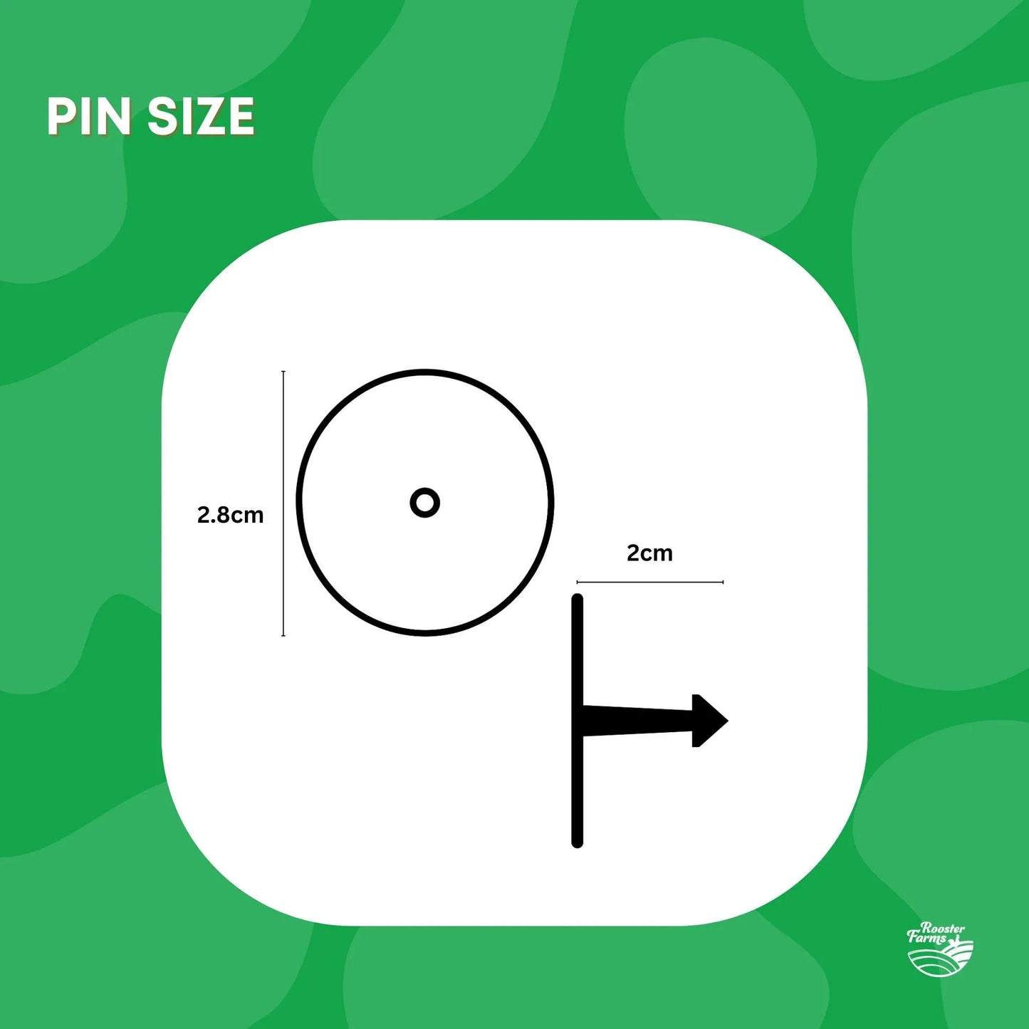 100x Cattle Ear Tags 5x4cm Set - Small Green Blank Sheep Pig Livestock Label