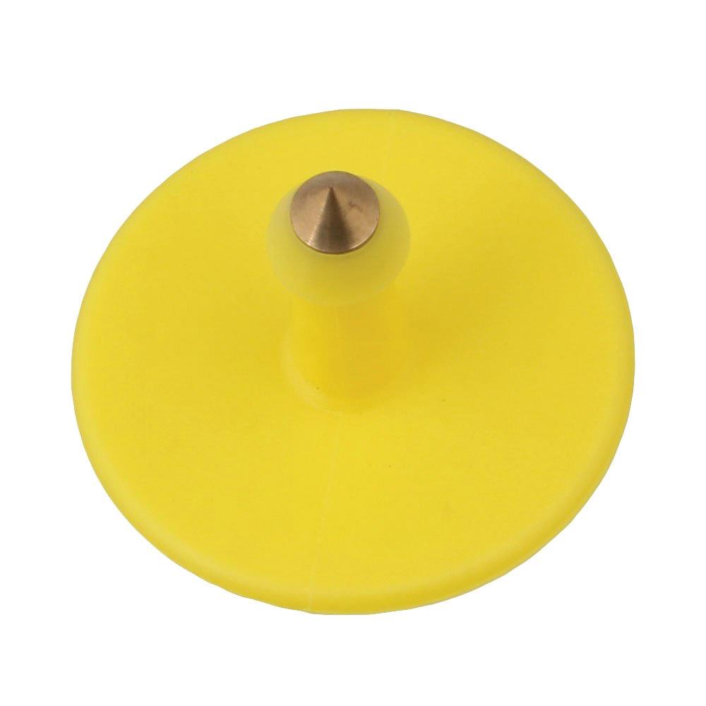 100x Cattle Ear Tags 6x7cm Set - Medium Yellow Blank Cow Sheep Livestock Label - Pet And Farm 