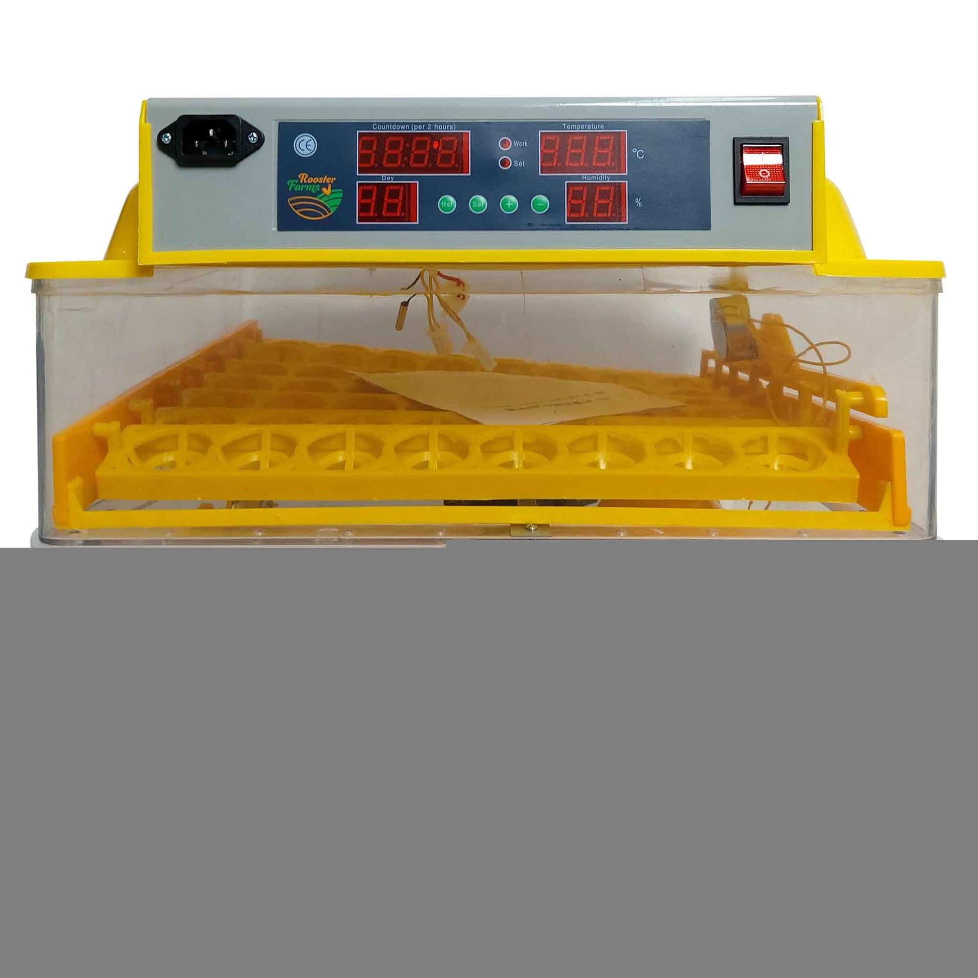 Rooster Farms Electric 96 Egg Incubator + Accessories for Chicken Quail Duck - Pet And Farm 