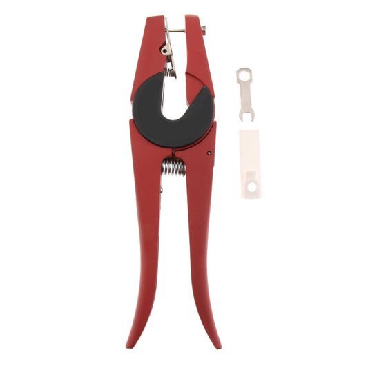 Ear Tag Applicator Plier - Metal Livestock Animal Cattle Punch Tagger Tool - Pet And Farm 