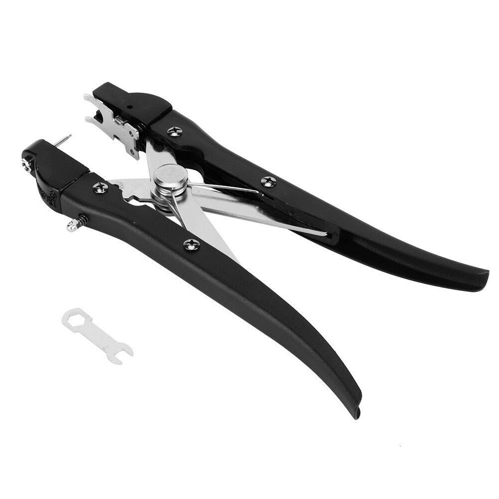 Ear Tag Applicator Plier + Case - Alloy Livestock Animal Cattle Punch Tagger - Pet And Farm 