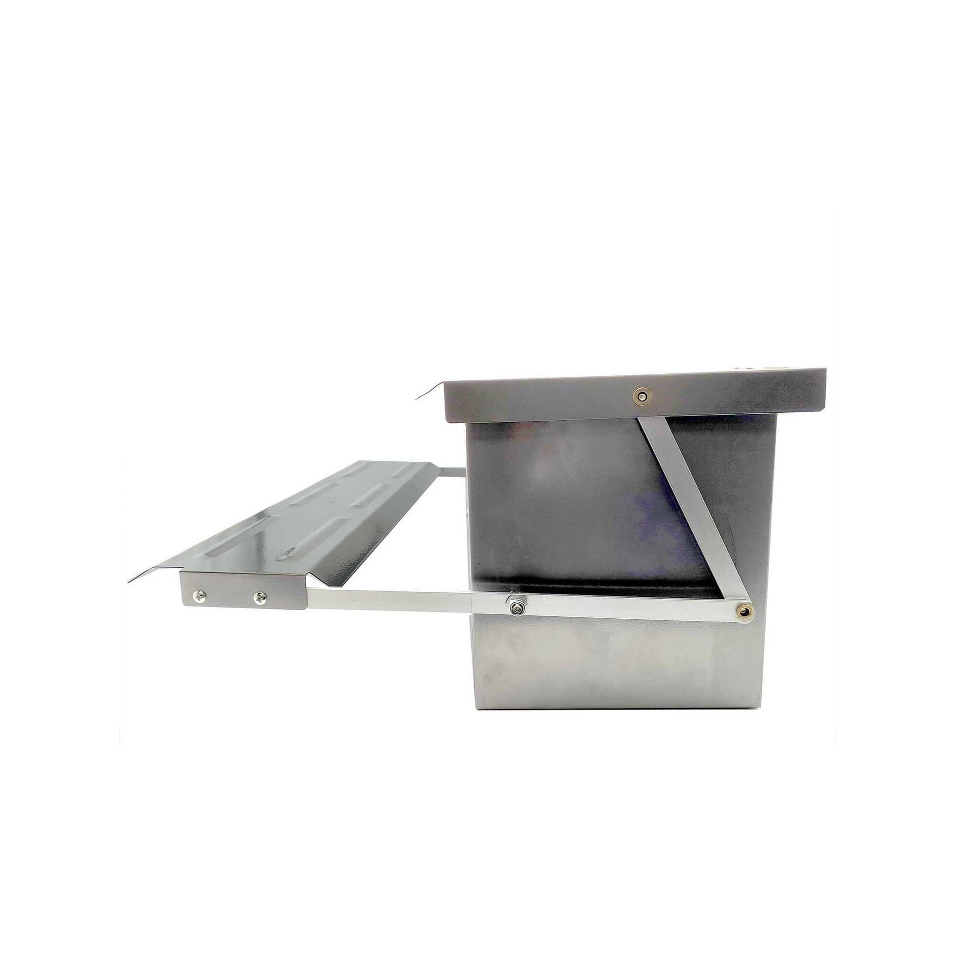 6.5L Automatic Chook Chicken Feeder Poultry Auto Treadle Galvanised Metal Coop - Pet And Farm 