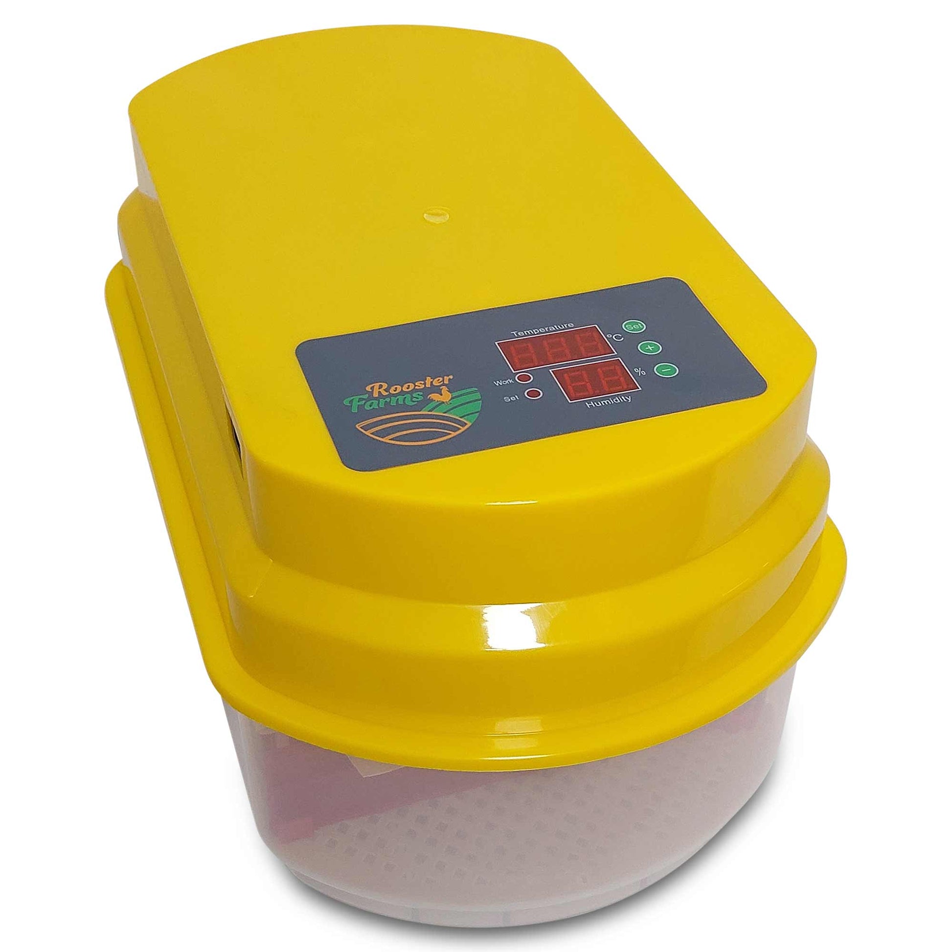 Rooster Farms Electric 12 Egg Incubator + Accessories Hatching Eggs Chicken Duck - Pet And Farm 
