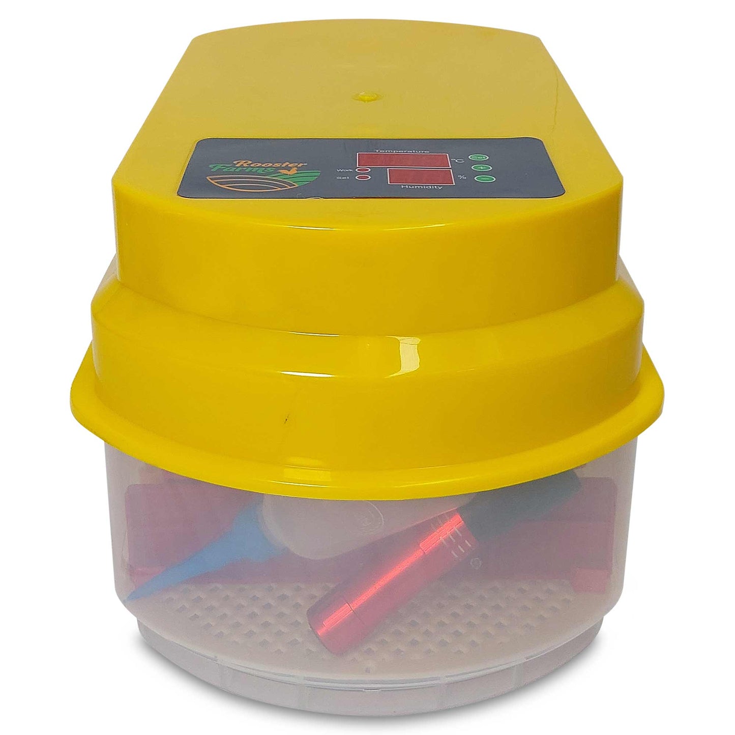 Rooster Farms Electric 15 Egg Incubator + Accessories for Chicken Quail Duck - Pet And Farm 