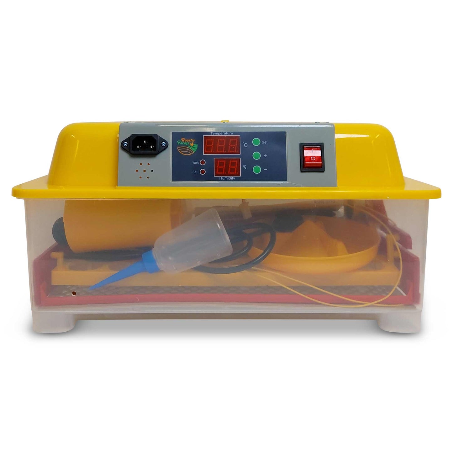 Rooster Farms Electric 32 Egg Incubator + Accessories for Chicken Quail Duck - Pet And Farm 