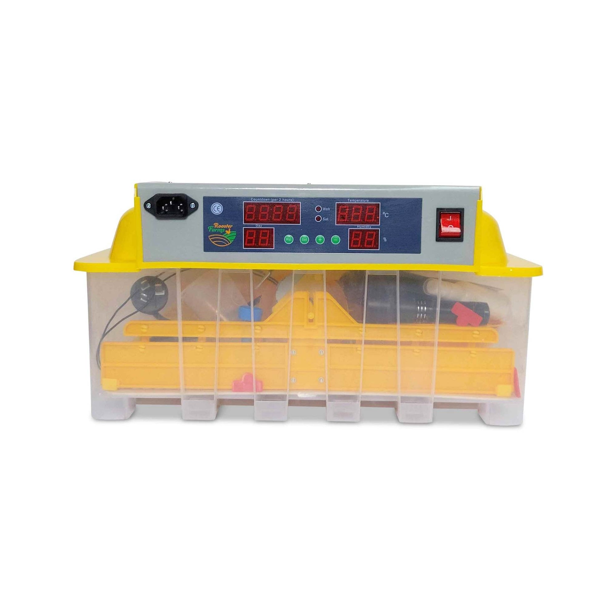 Rooster Farms Electric 48 Egg Incubator + Accessories for Chicken Quail Duck - Pet And Farm 