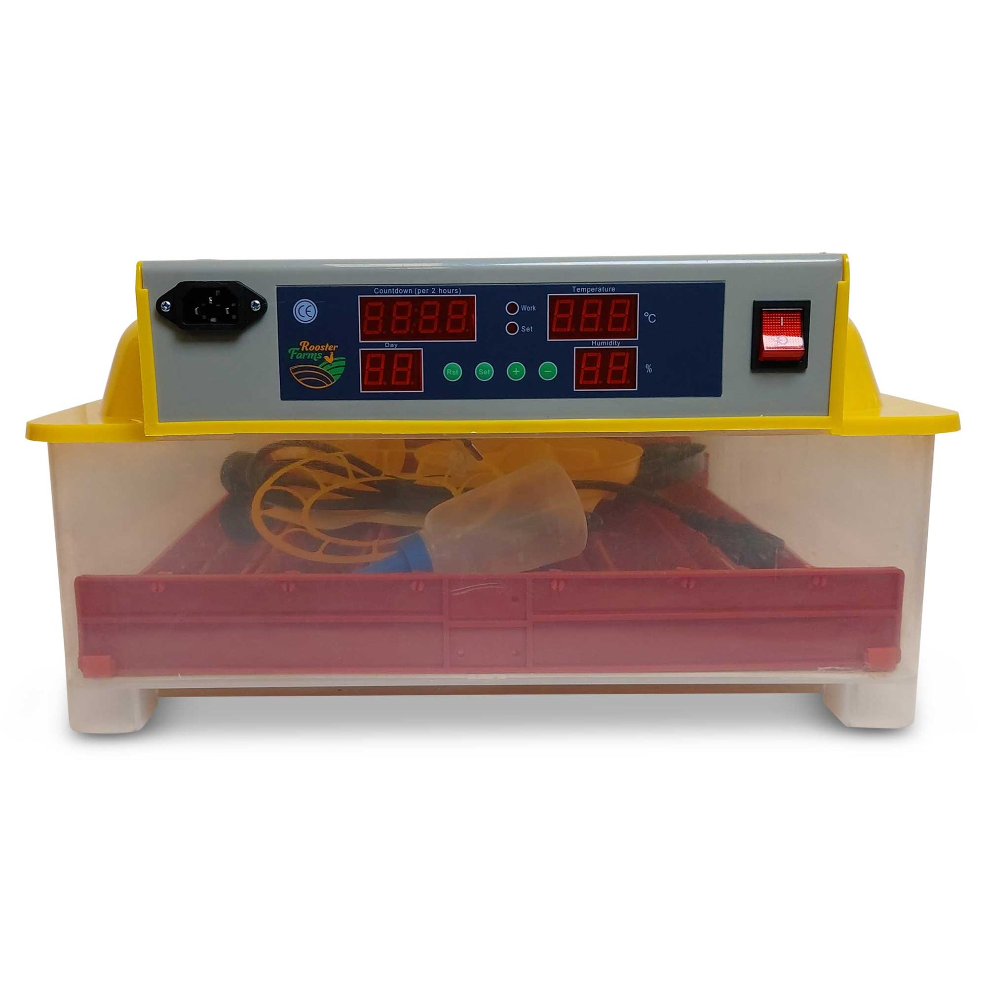 Rooster Farms Electric 60 Egg Incubator + Accessories for Chicken Quail Duck - Pet And Farm 
