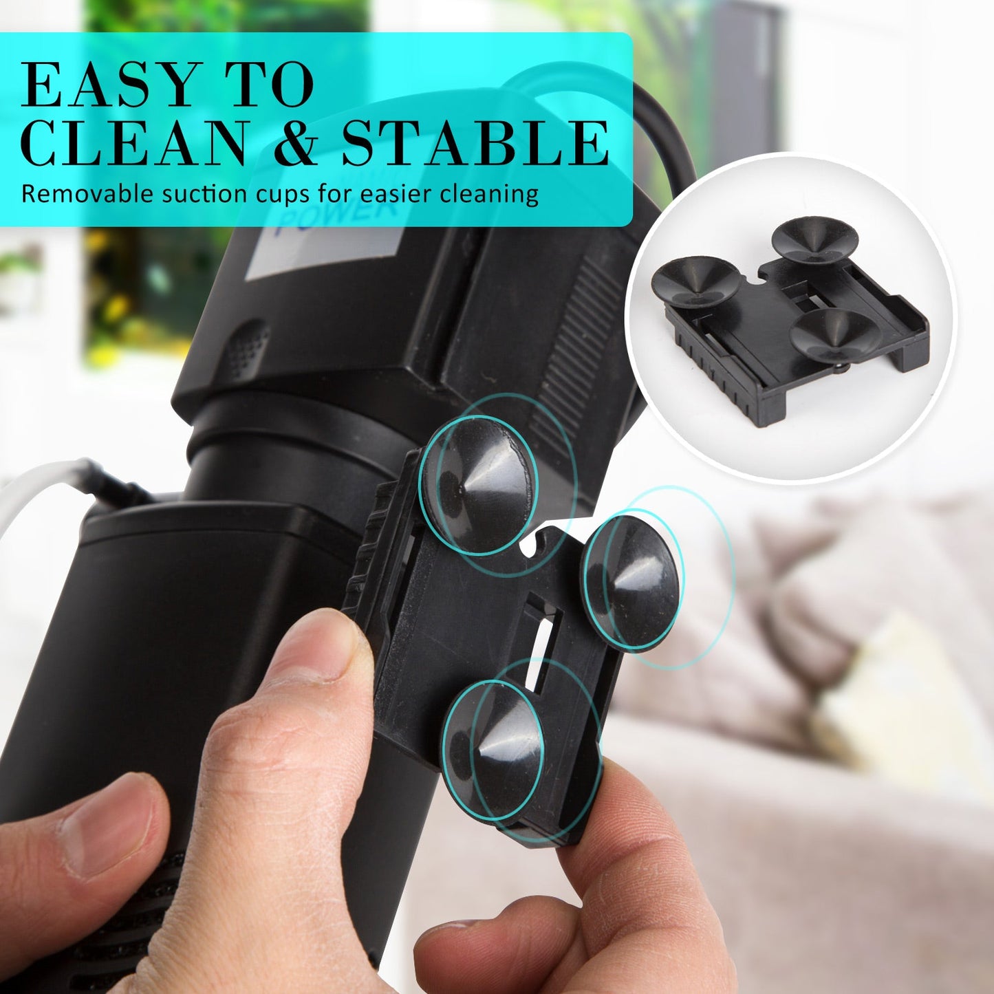 Aquarium Submersible Filter Pond Pump 1600L/H 35W 2.5m - Pet And Farm 