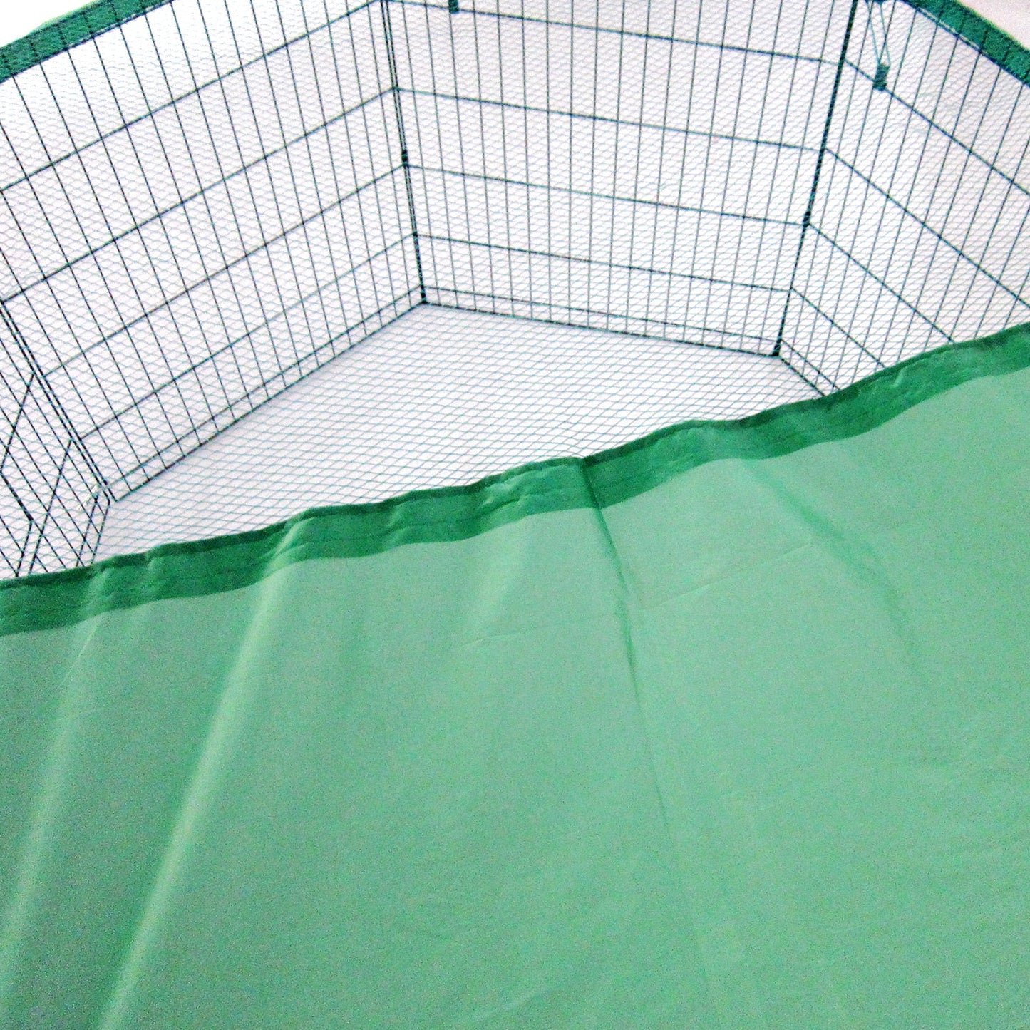 Paw Mate Green Net Cover for Pet Playpen 30in Dog Exercise Enclosure Fence Cage - Pet And Farm 