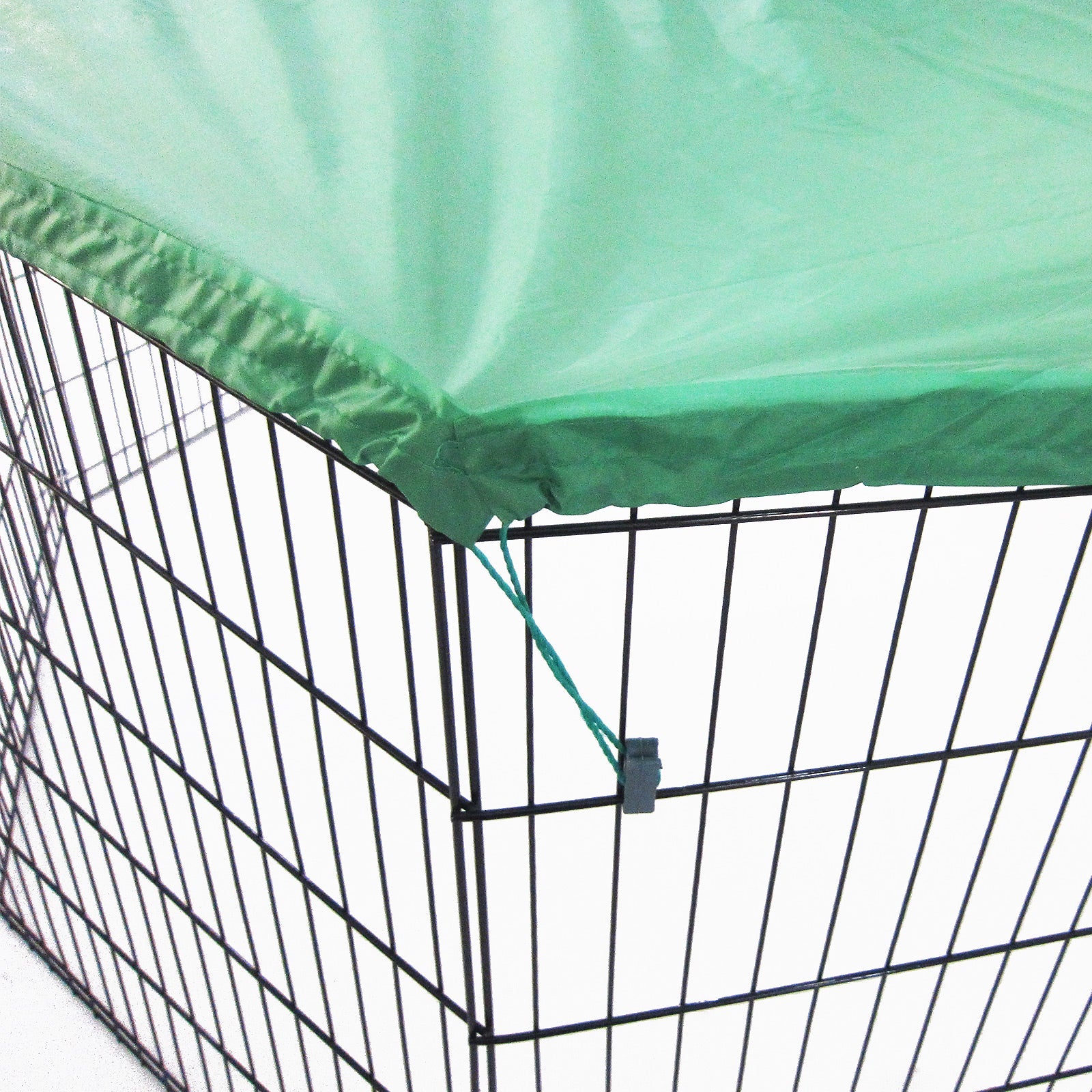 Paw Mate Green Net Cover for Pet Playpen 30in Dog Exercise Enclosure Fence Cage - Pet And Farm 