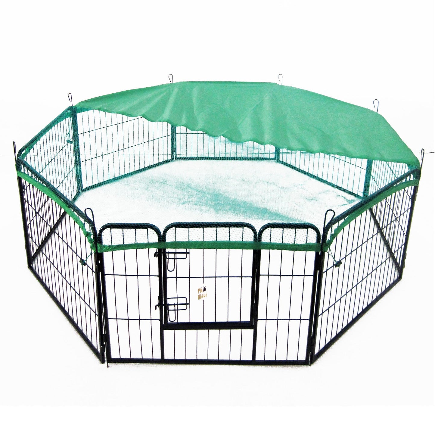 Paw Mate Green Net Cover for Pet Playpen 31in Dog Exercise Enclosure Fence Cage - Pet And Farm 