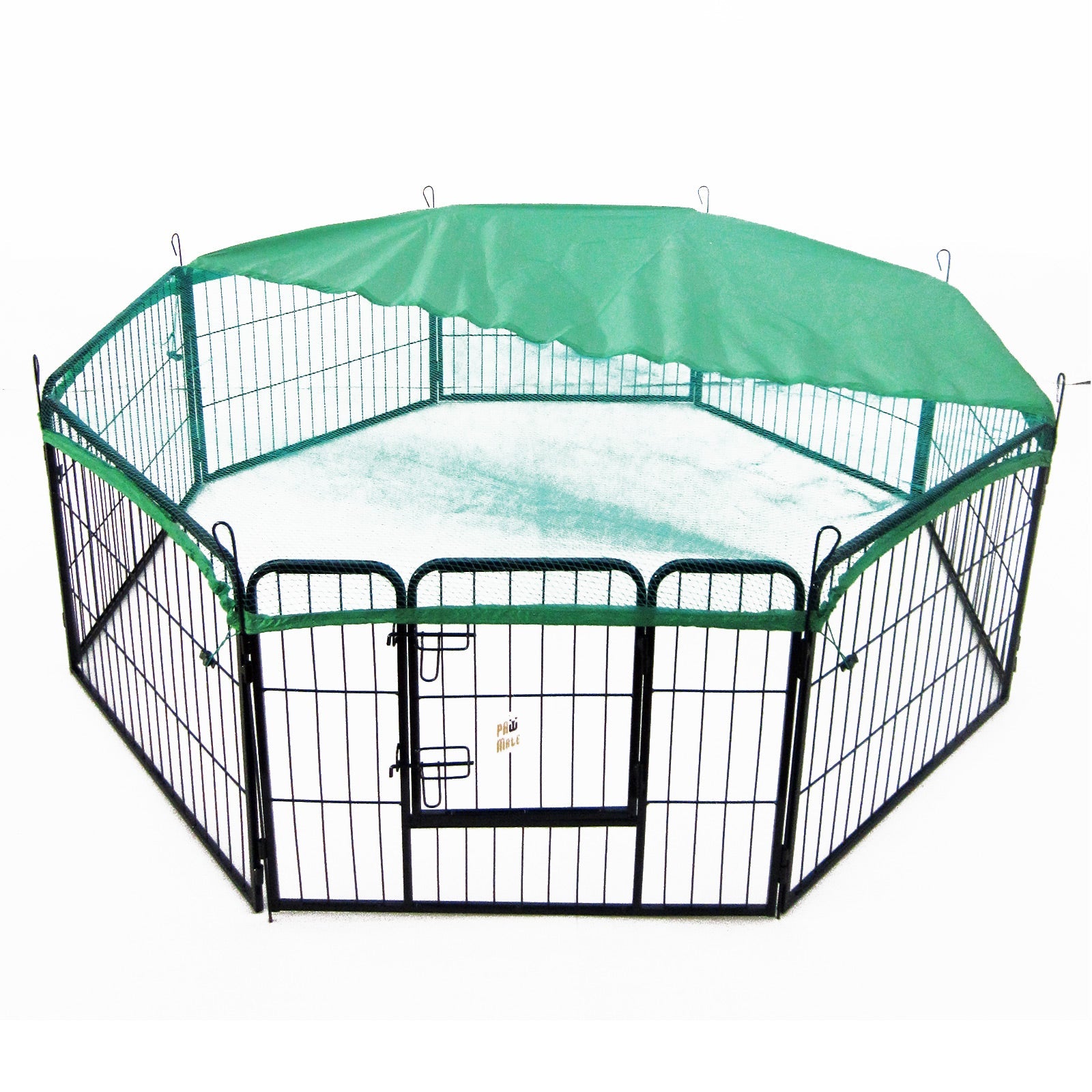 Paw Mate Green Net Cover for Pet Playpen 32in Dog Exercise Enclosure Fence Cage - Pet And Farm 