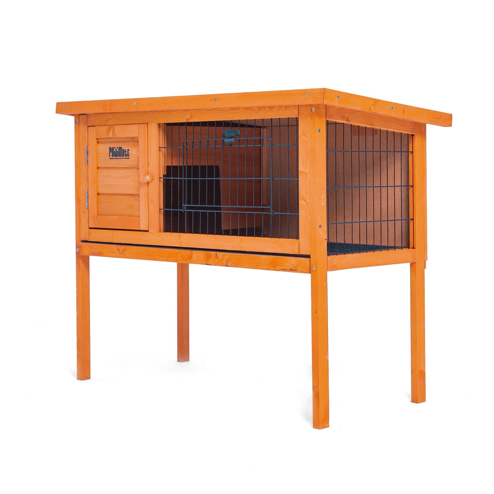 Paw Mate 91 x 45 x 70cm Rabbit Hutch Chicken Coop Free Standing Cage Run - Pet And Farm 