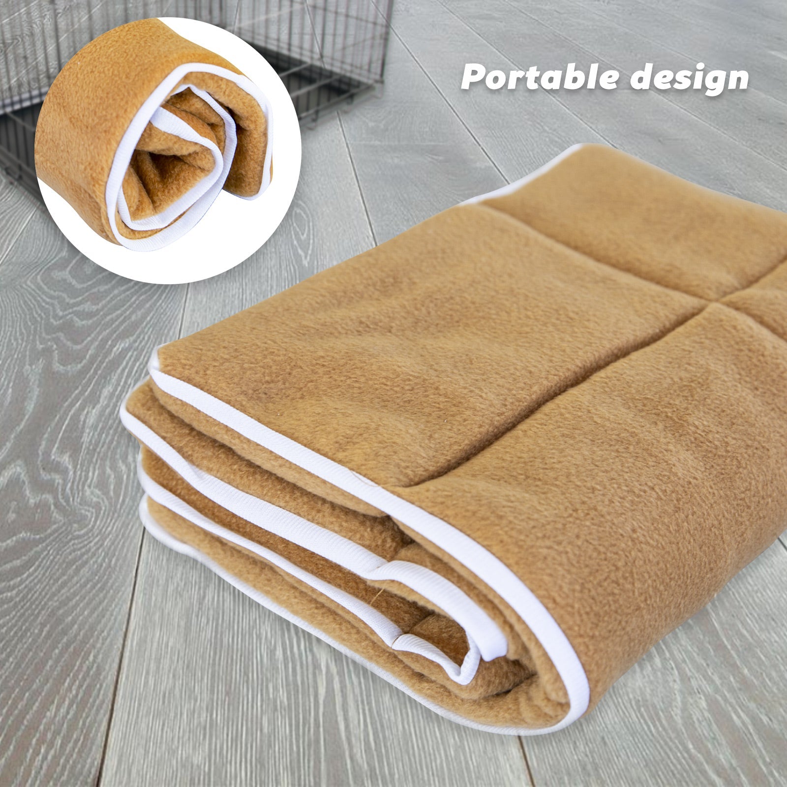 Paw Mate 24inch Beige Pet Cushion Mat Dog Cat Pad - Pet And Farm 