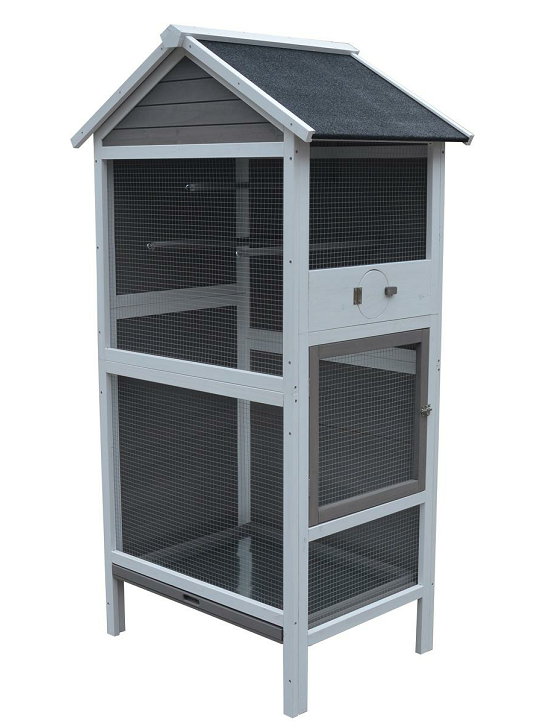 YES4PETS Wooden XL Pet Cages Aviary Carrier Travel Canary Parrot Bird Cage - Pet And Farm 