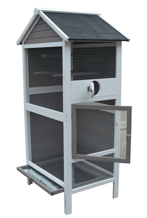 YES4PETS Wooden XL Pet Cages Aviary Carrier Travel Canary Parrot Bird Cage - Pet And Farm 