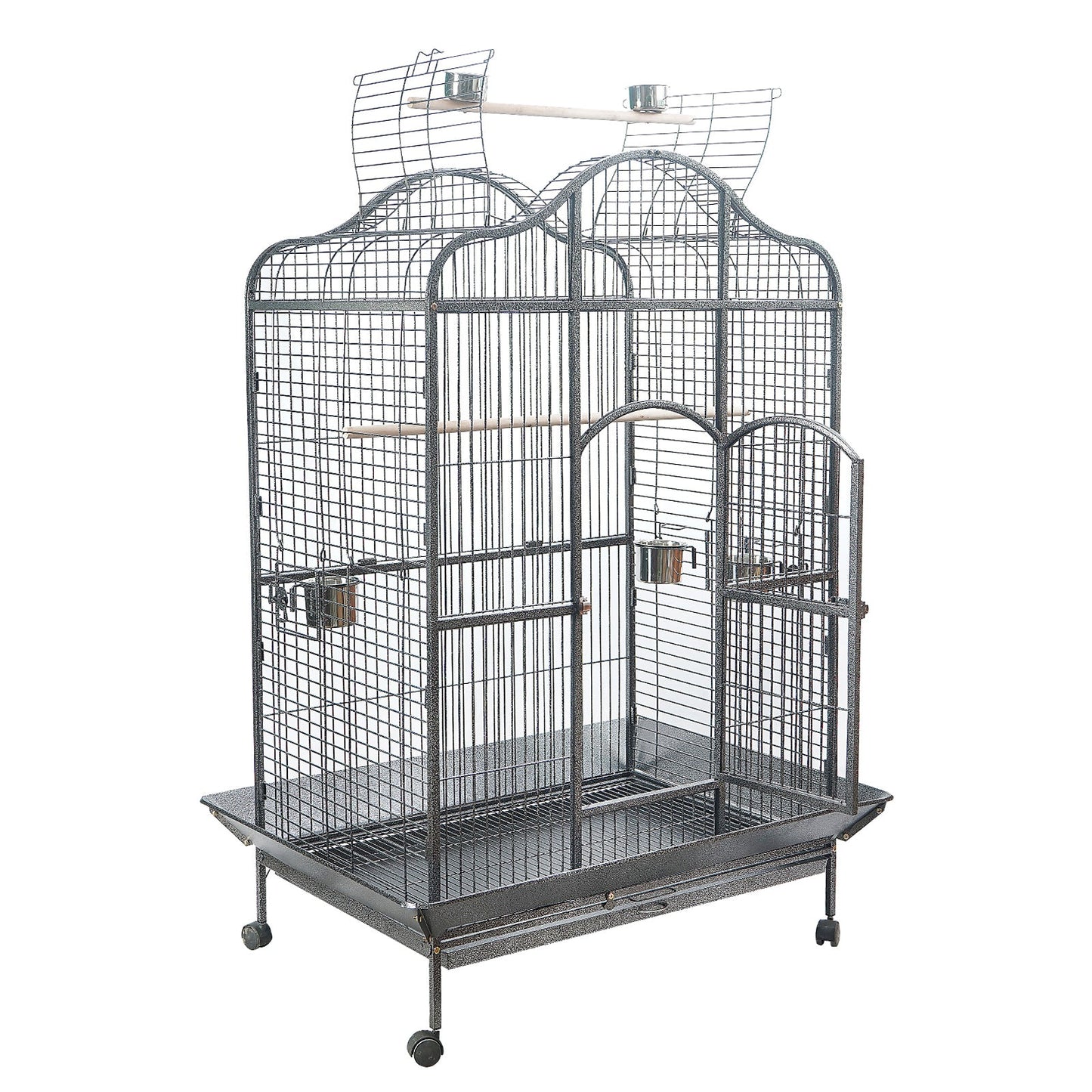 YES4PETS XL Bird Cage Pet Parrot Aviary with Perch & Feeder - Pet And Farm 