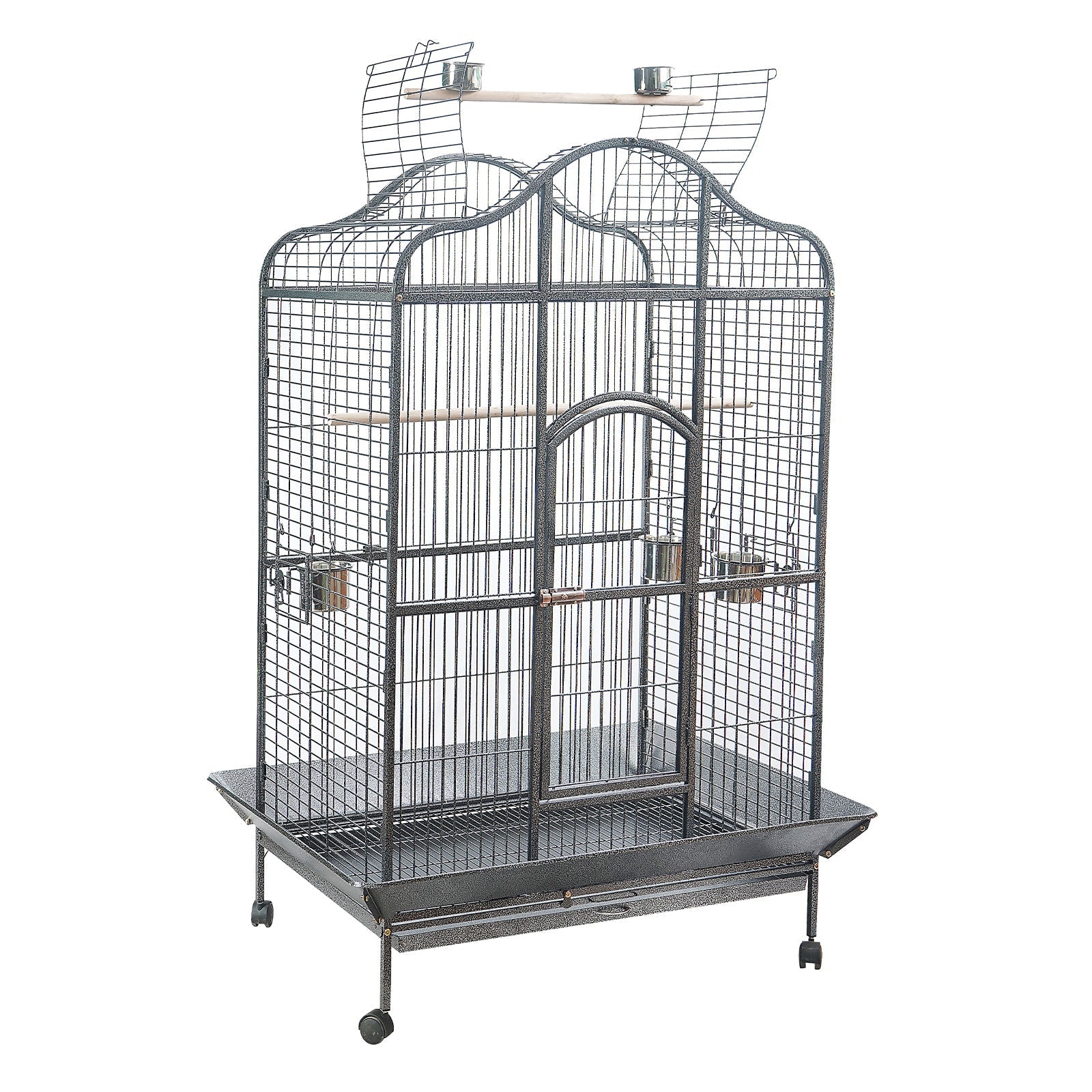 YES4PETS XL Bird Cage Pet Parrot Aviary with Perch & Feeder - Pet And Farm 