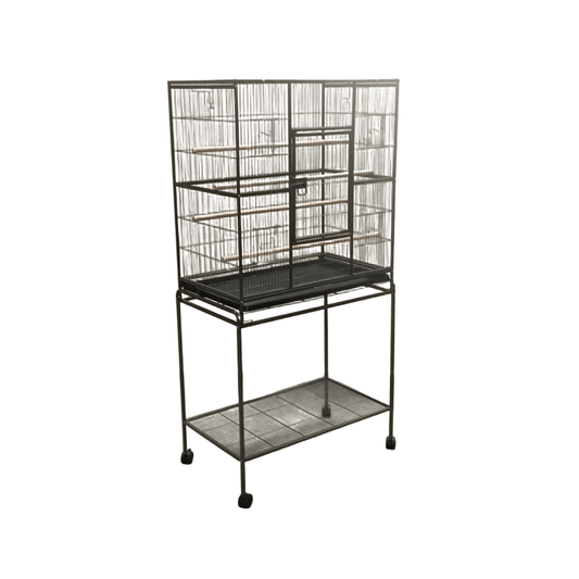 YES4PETS 161 cm Bird Cage Parrot Aviary Pet Stand-alone Budgie Perch Castor Wheels - Pet And Farm