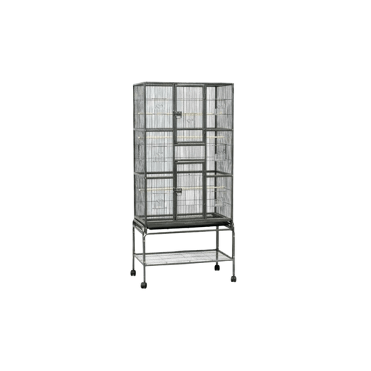 YES4PETS 174 cm Bird Cage Small Bird Parrot Budgie Aviary With Stand - Pet And Farm